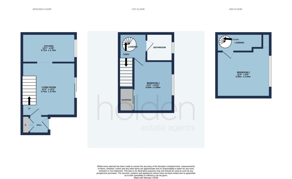 Floorplans For Rowan Drive, Heybridge