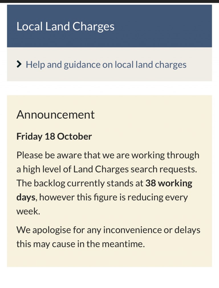 Local Search Update in the Maldon district - 18 October 2019